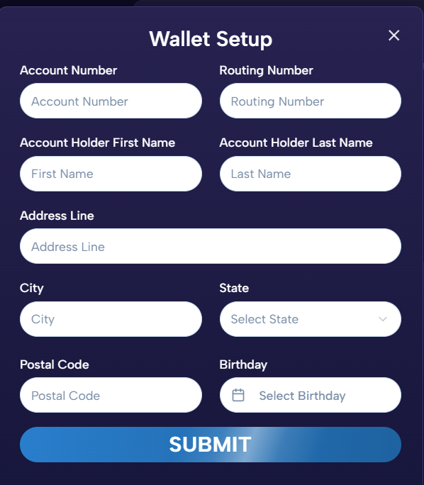 Gleaming Slots: kyc requested when clicking redeem